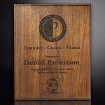 Kodiak Walnut Laser Plaque 8